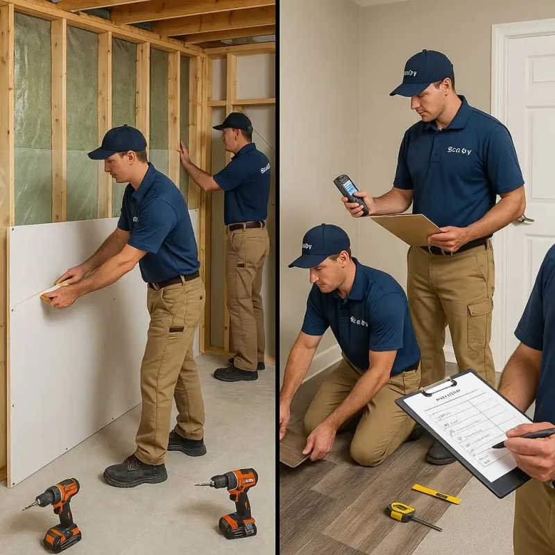 Repairs and Reconstruction process in Lake County, OH